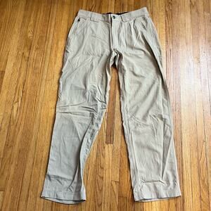 Duluth Trading Pants Mens Large Dry On The Fly Nylon Hiking Beige